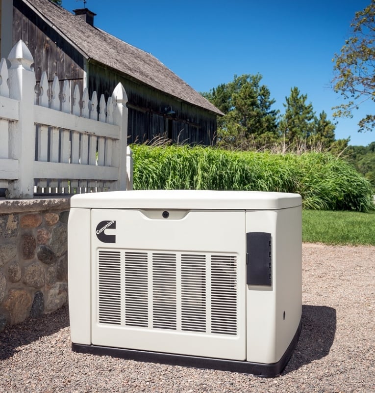 Cummins 17KW Quiet Connect Series RS17A Residential Standby Generator - Reliable Backup Power for Home Emergencies & Power Outages