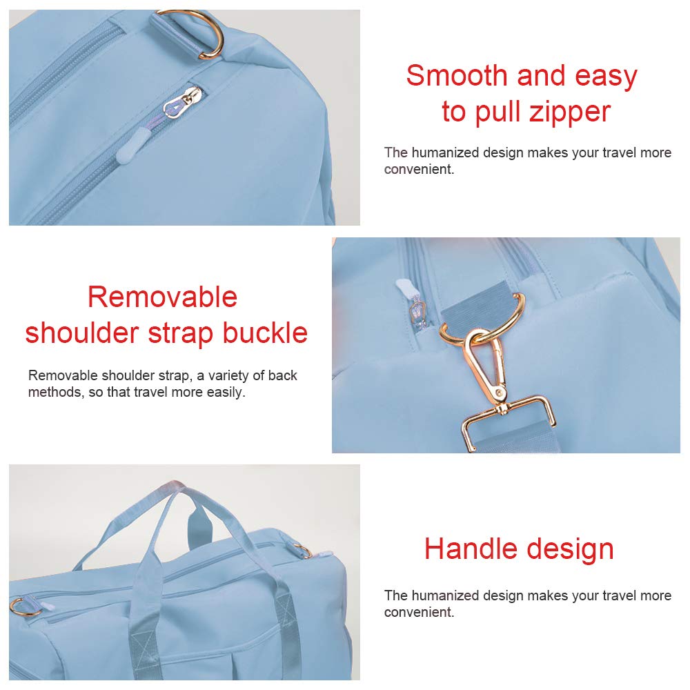 Waterproof Gym Duffle Bag with Shoe Compartment - 29L Sports & Travel Bag for Men & Women - Perfect for Workouts & Weekend Trips