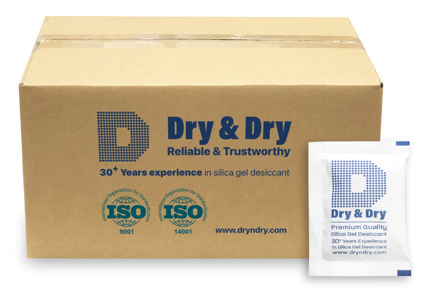 Dry & Dry 10 Gram [1600 Packets] Food Grade Silica Gel Desiccant Packs - Rechargeable Moisture Absorbers for Food Storage, Electronics, Documents & Closet Protection