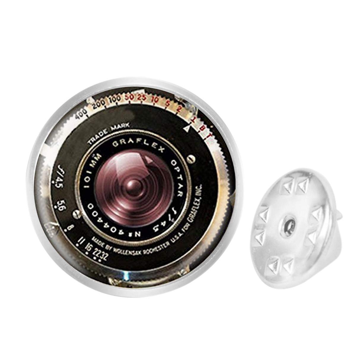 Vintage Camera Lapel Pin - Custom Antique Camera Lens Brooch Badge for Jacket, T-Shirt, Bag, Hat & Shoe - Trendy Accessory for Banquet, Cosplay, Photography Enthusiasts & Collectors