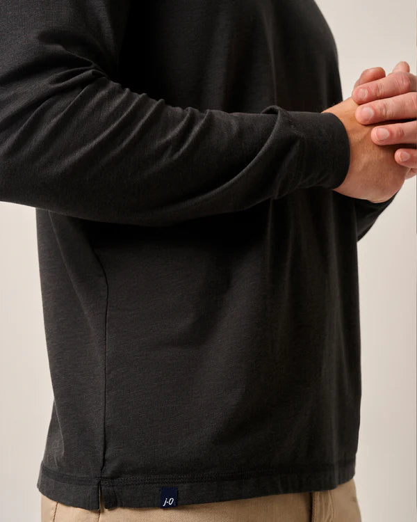 Johnnie O Solid Long Sleeve Hoodie for Men - Soft & Comfortable Pullover Sweatshirt - Perfect for Casual Wear, Outdoor Activities & Lounge Relaxation
