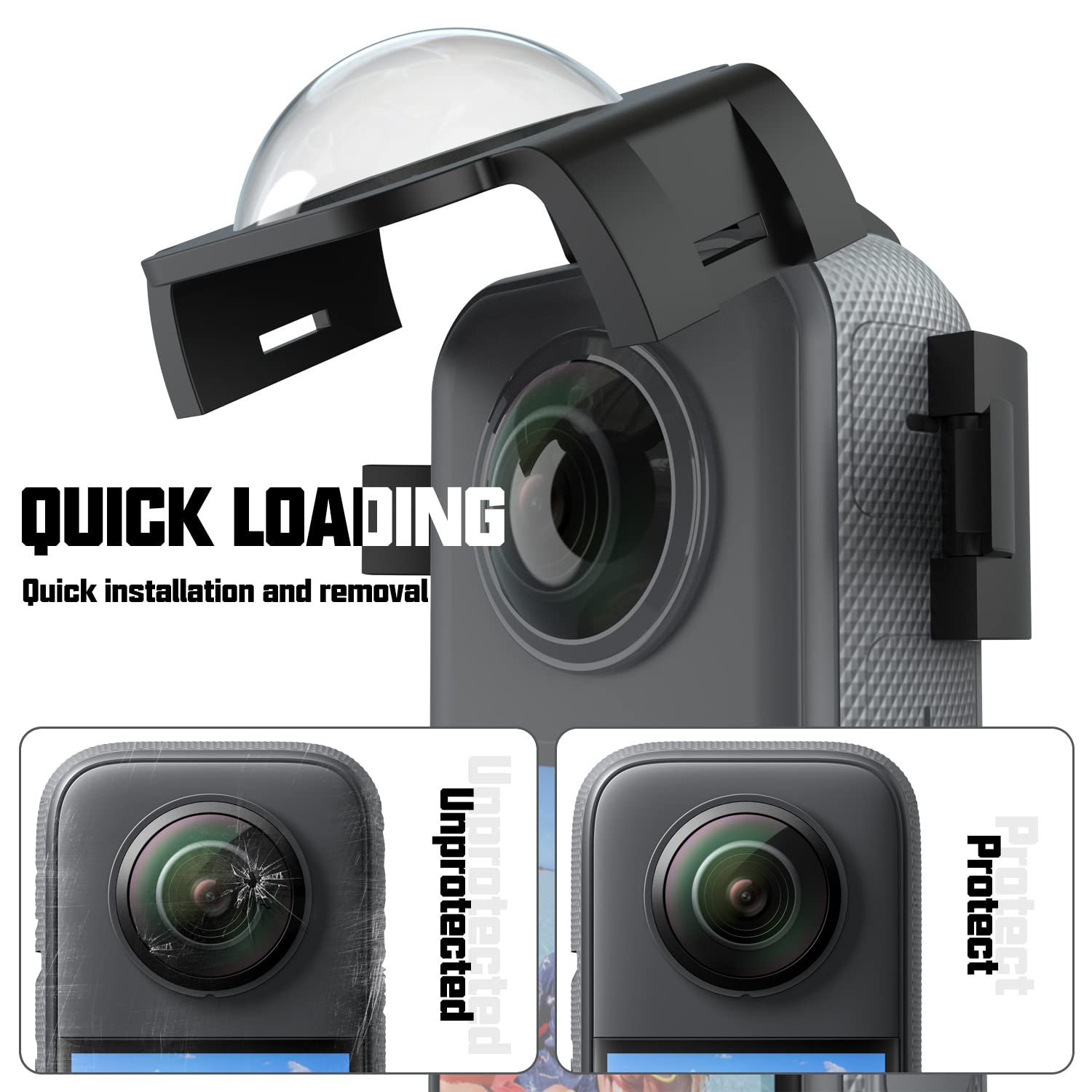 Insta360 X3 Accessories Kit - Waterproof Housing, Dive Case, Float Handle, Silicone Cover, Lens Protector & Extension Stand Arm for Underwater Photography & Action Sports