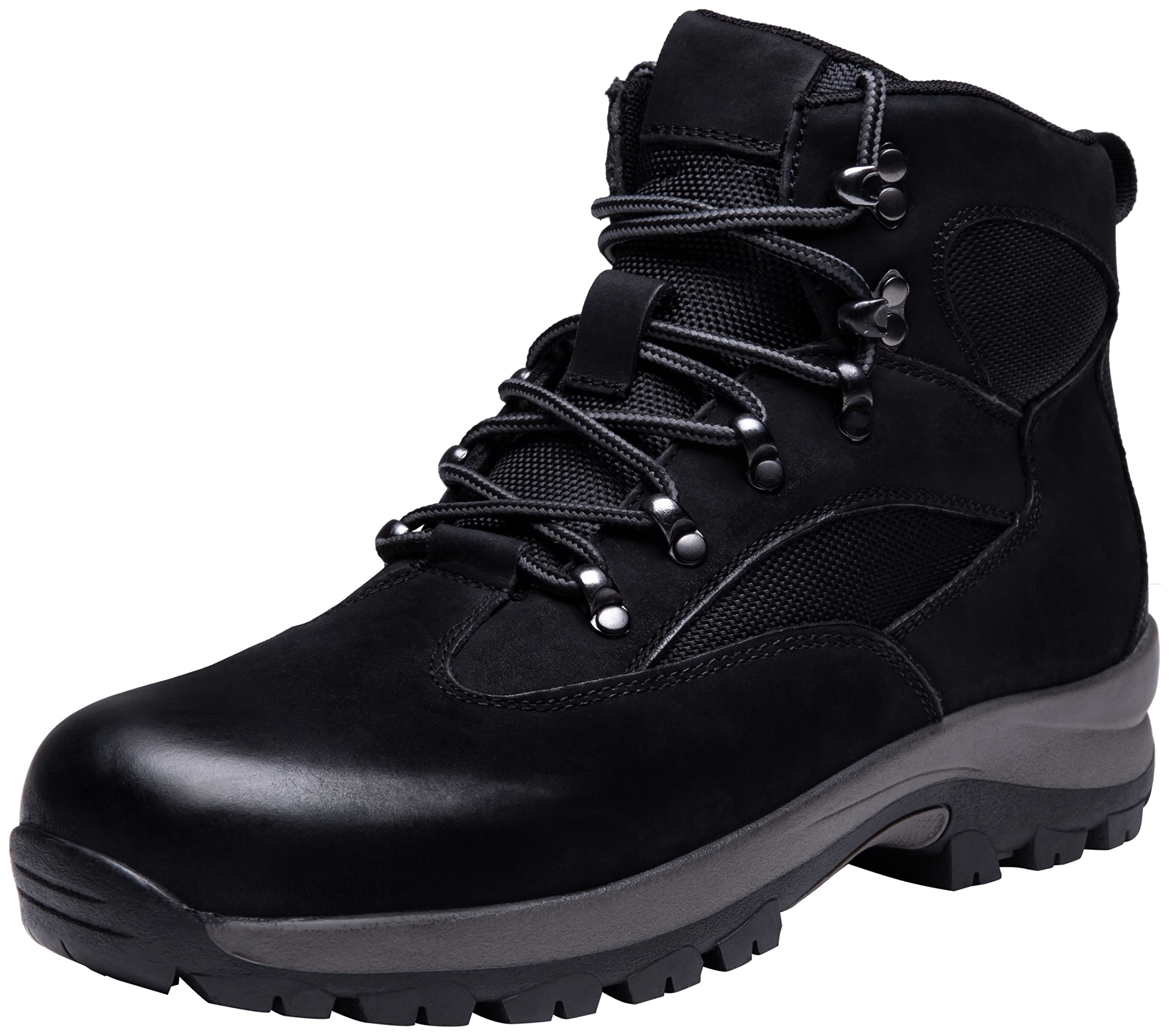 Vostey Men's Waterproof Leather Hiking Boots - Durable Casual Work & Outdoor Hiker Boots for Men - Perfect for Hiking, Camping, and Everyday Wear