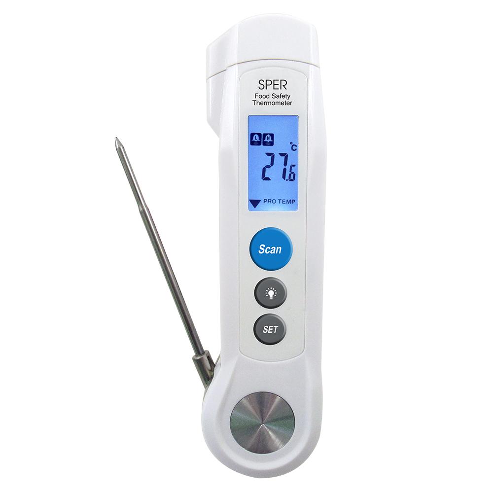 Compact Infrared Food Safety Thermometer - Instant Non-Contact Temperature Gun for Cooking, Grilling & Baking | Perfect for Kitchen, BBQ & Restaurant Use