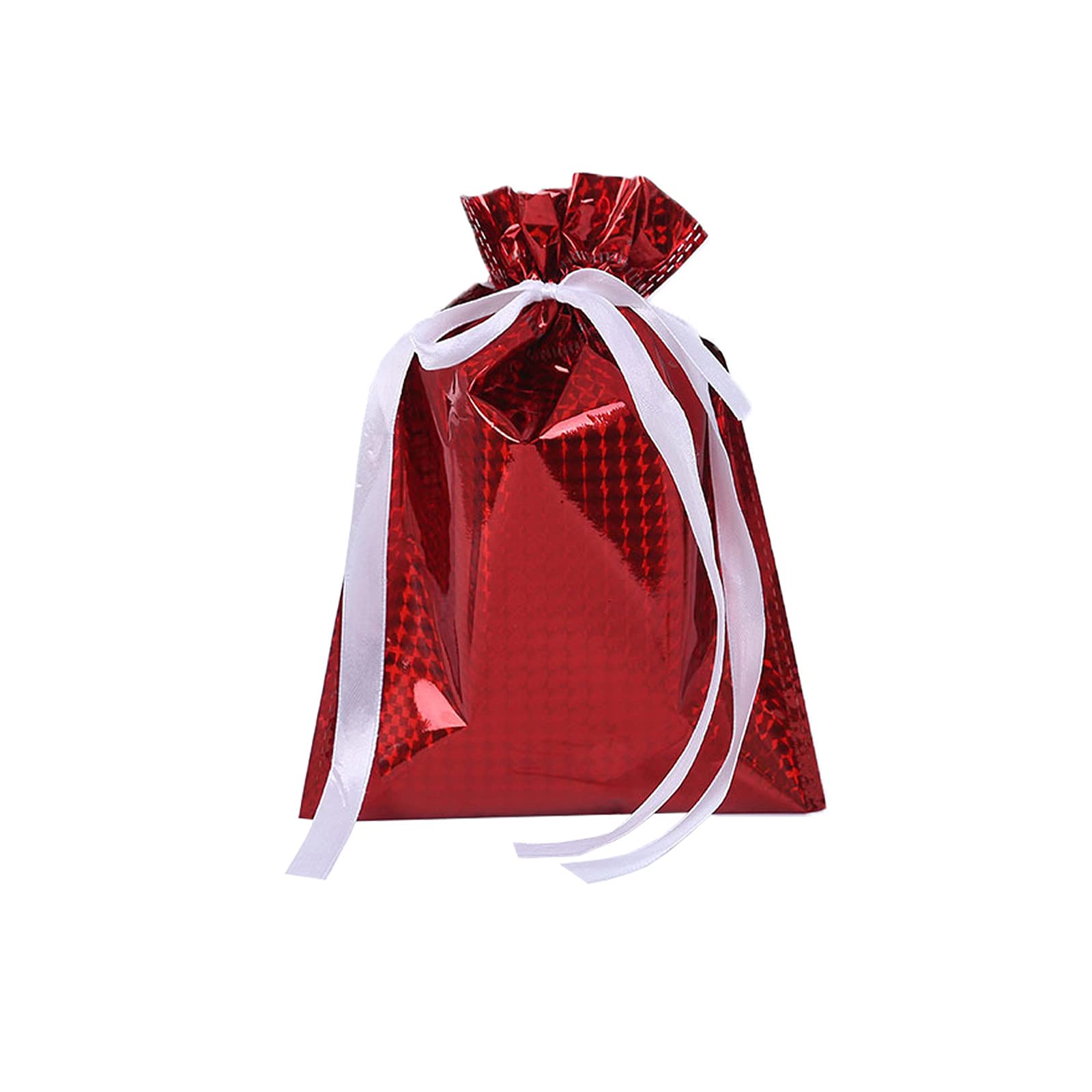 Christmas Drawstring Gift Bags for Candy & Small Items - Creative Holiday Party Favor Bags for Gifts, Home Organization & Storage - Perfect for Christmas Parties, Stocking Stuffers & Home Decor