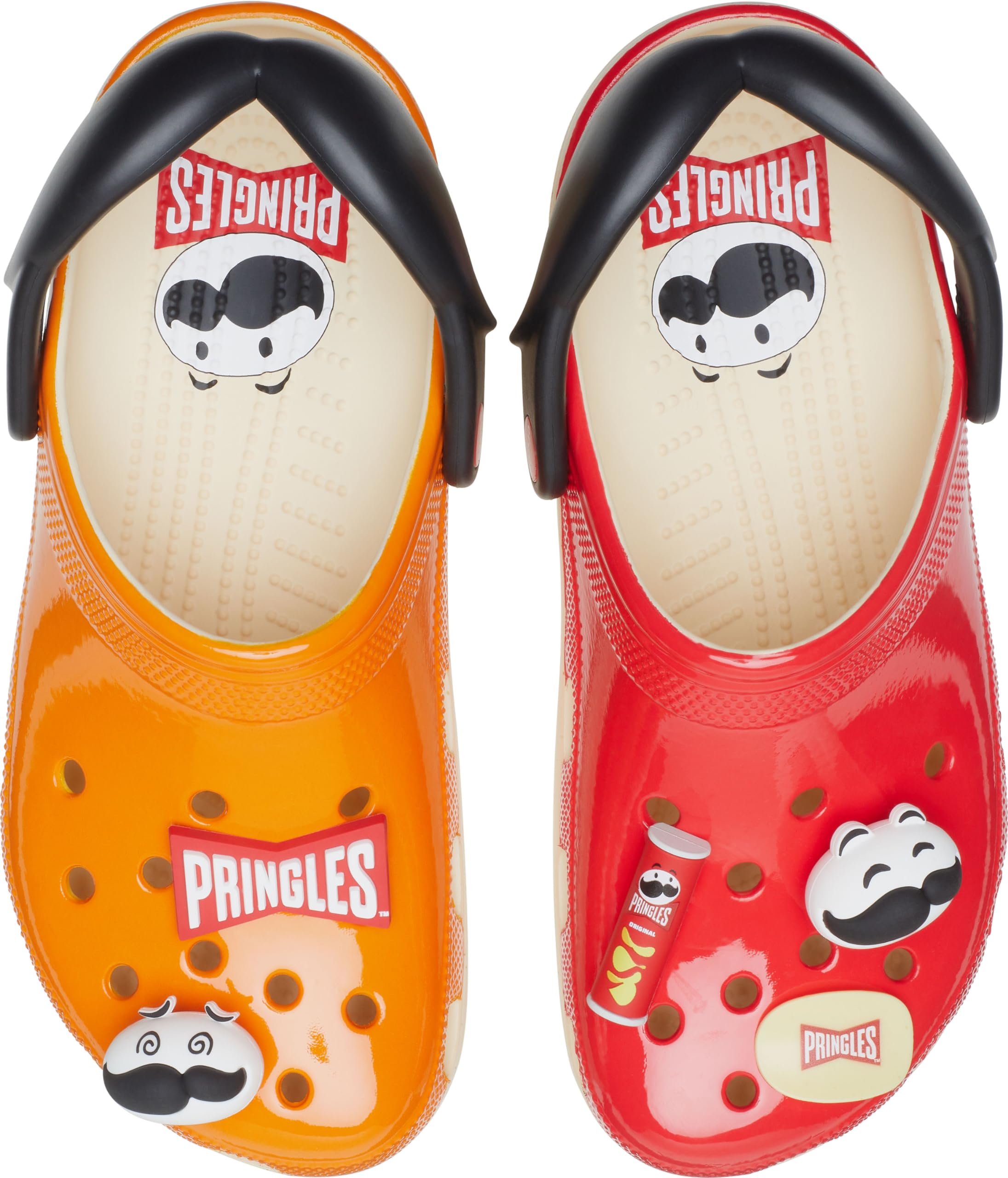 Crocs Unisex-Adult Pringles X Classic Clog | Comfortable Slip-On Shoes for Men & Women | Perfect for Beach, Pool, Garden & Casual Wear