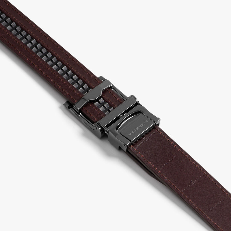 Premium Genuine Cordovan Full Grain Leather Belt for Men - Durable & Stylish Dress or Casual Wear - Perfect for Office, Business, and Everyday Use