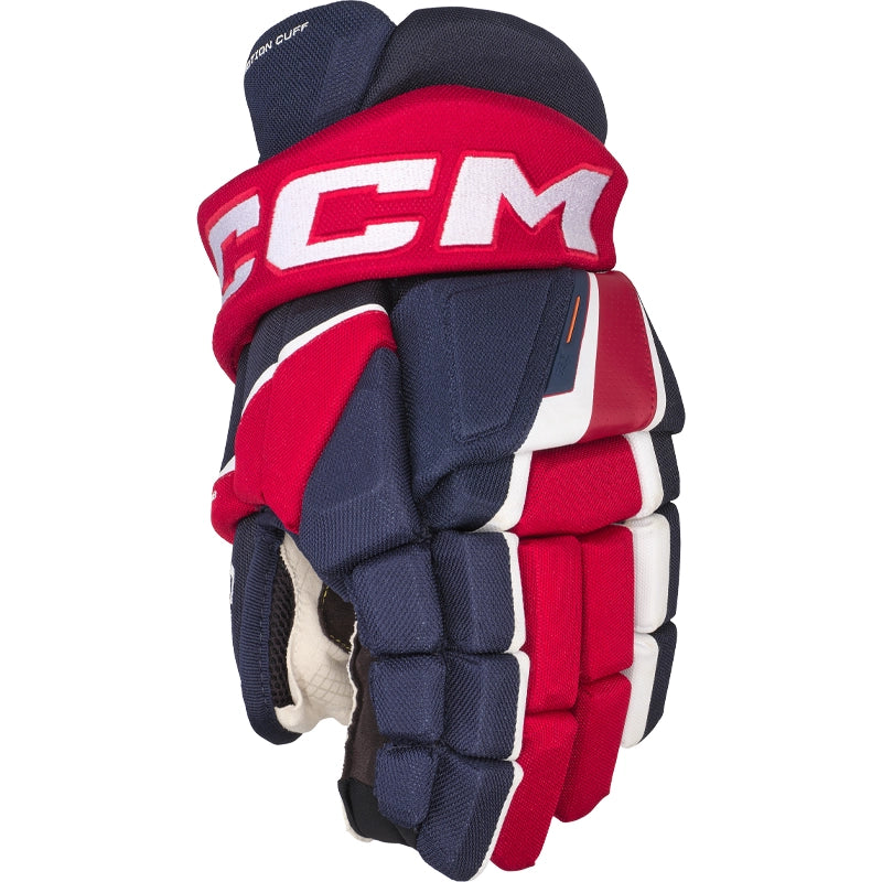CCM Tacks XF Senior Hockey Gloves - Professional Ice Hockey Gloves for Men - Perfect for Competitive Play & Training Sessions