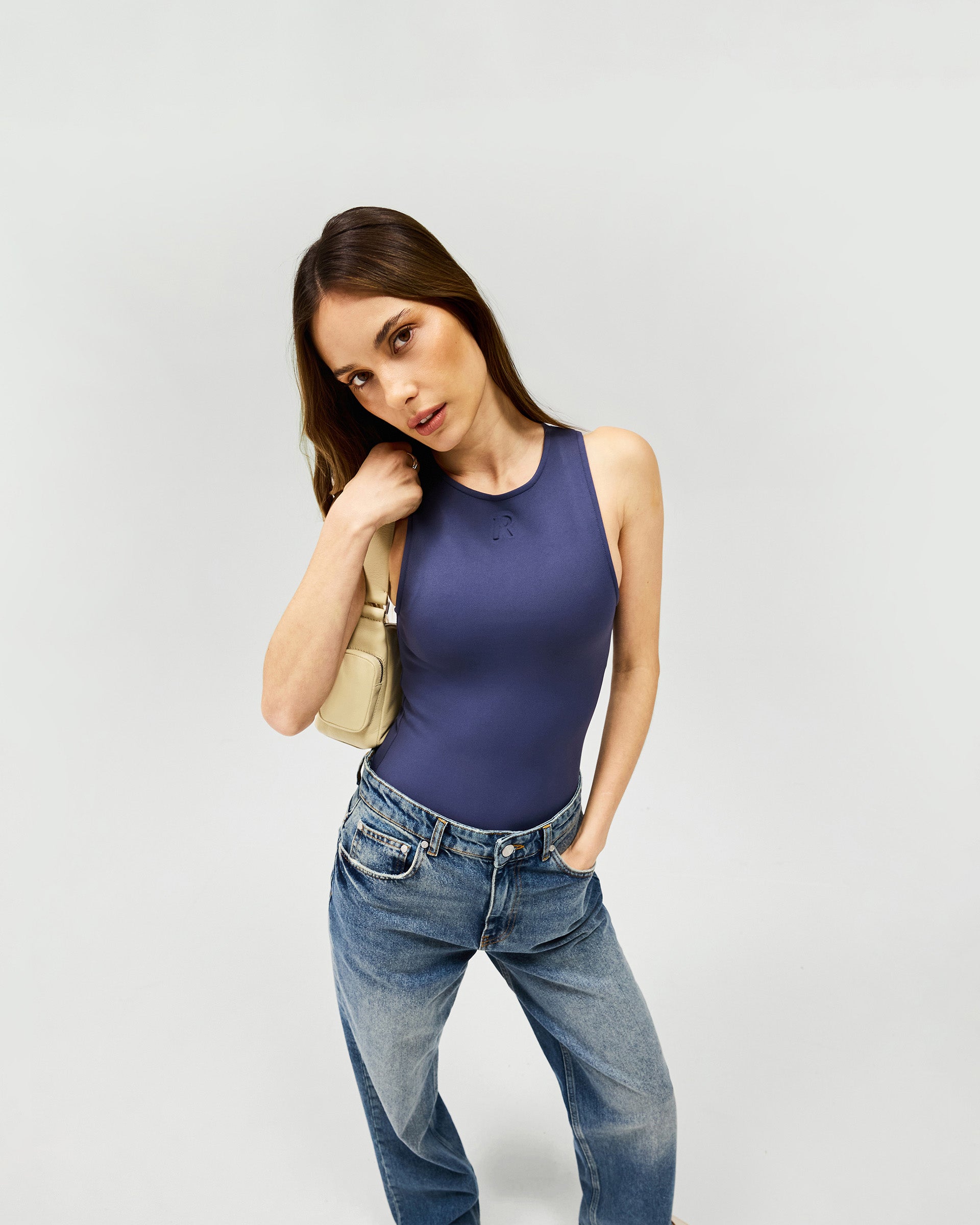 Control Bodysuit for Women - Slimming Shapewear in Graphite | Perfect for Tummy Control & Everyday Wear