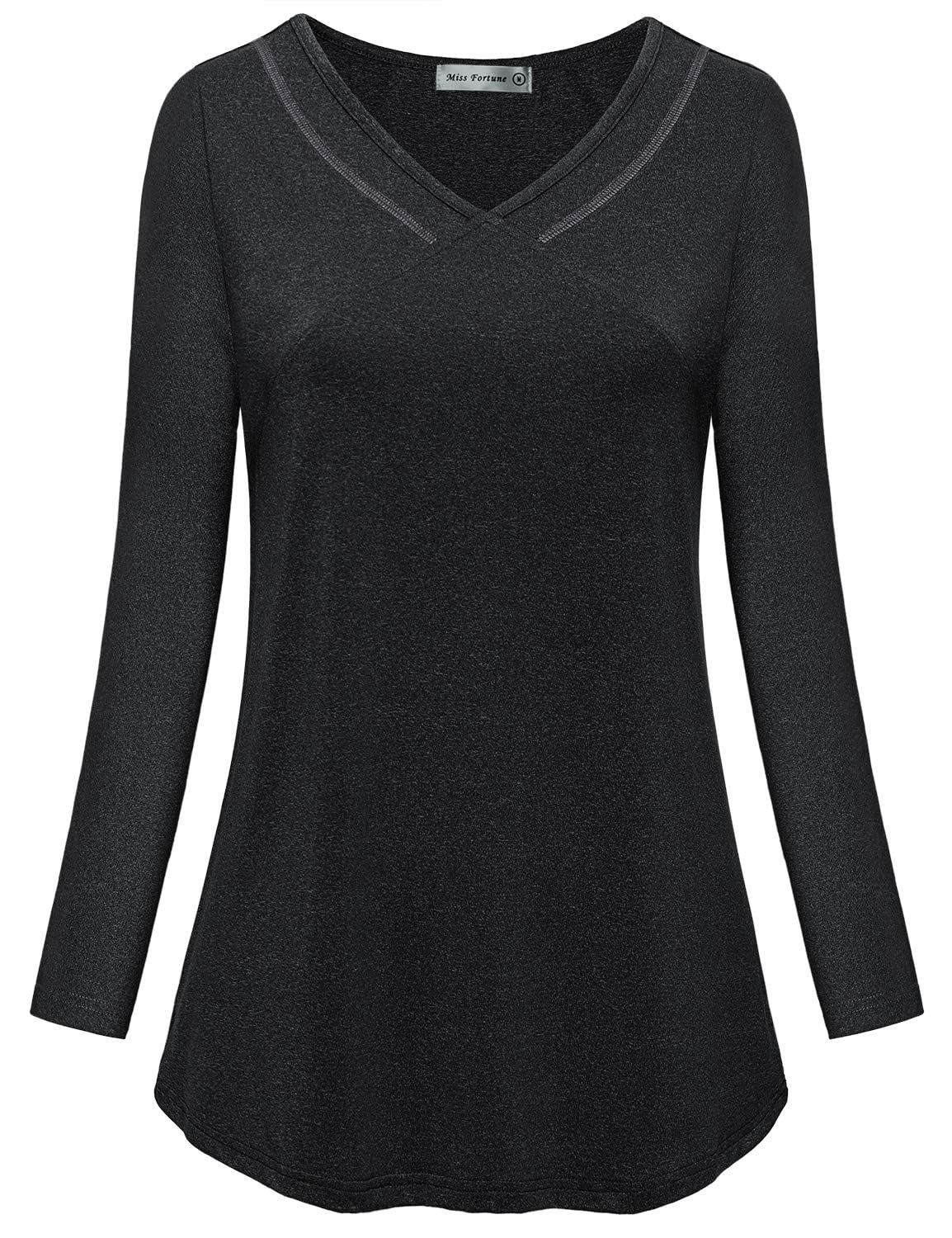 MISS FORTUNE Women's Fast Dry Yoga Tops - Breathable Workout Shirts for Yoga, Running & Gym - Moisture Wicking Activewear for Fitness & Exercise