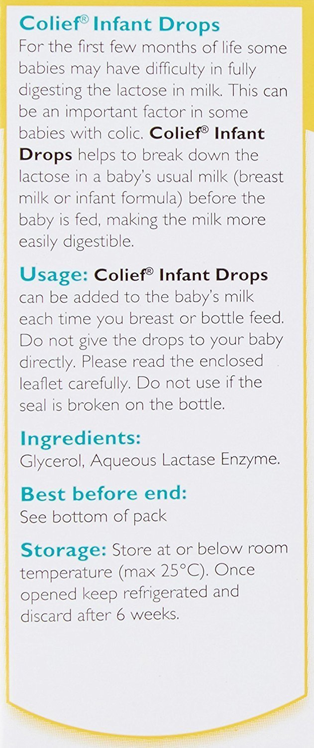 Colief Baby Drops for Infant Colic Relief - 2 Pack | Natural Digestive Aid for Newborns & Babies | Helps with Gas, Fussiness & Discomfort | Perfect for Nighttime & Travel Use