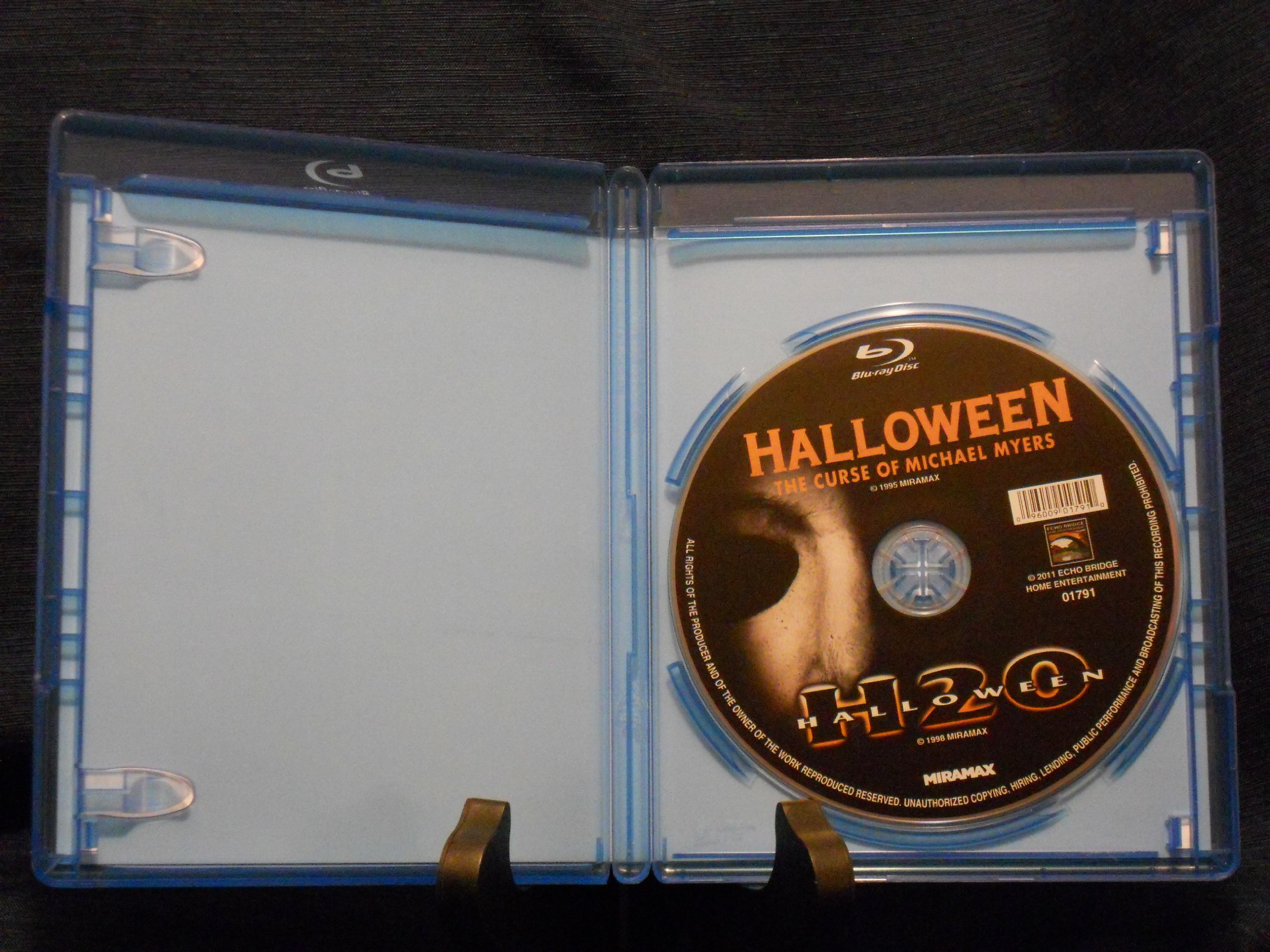 Halloween: The Curse of Michael Myers & Halloween H20: Twenty Years Later - Miramax Double Feature Blu-ray | Horror Movie Collection | Perfect for Halloween Parties & Movie Nights