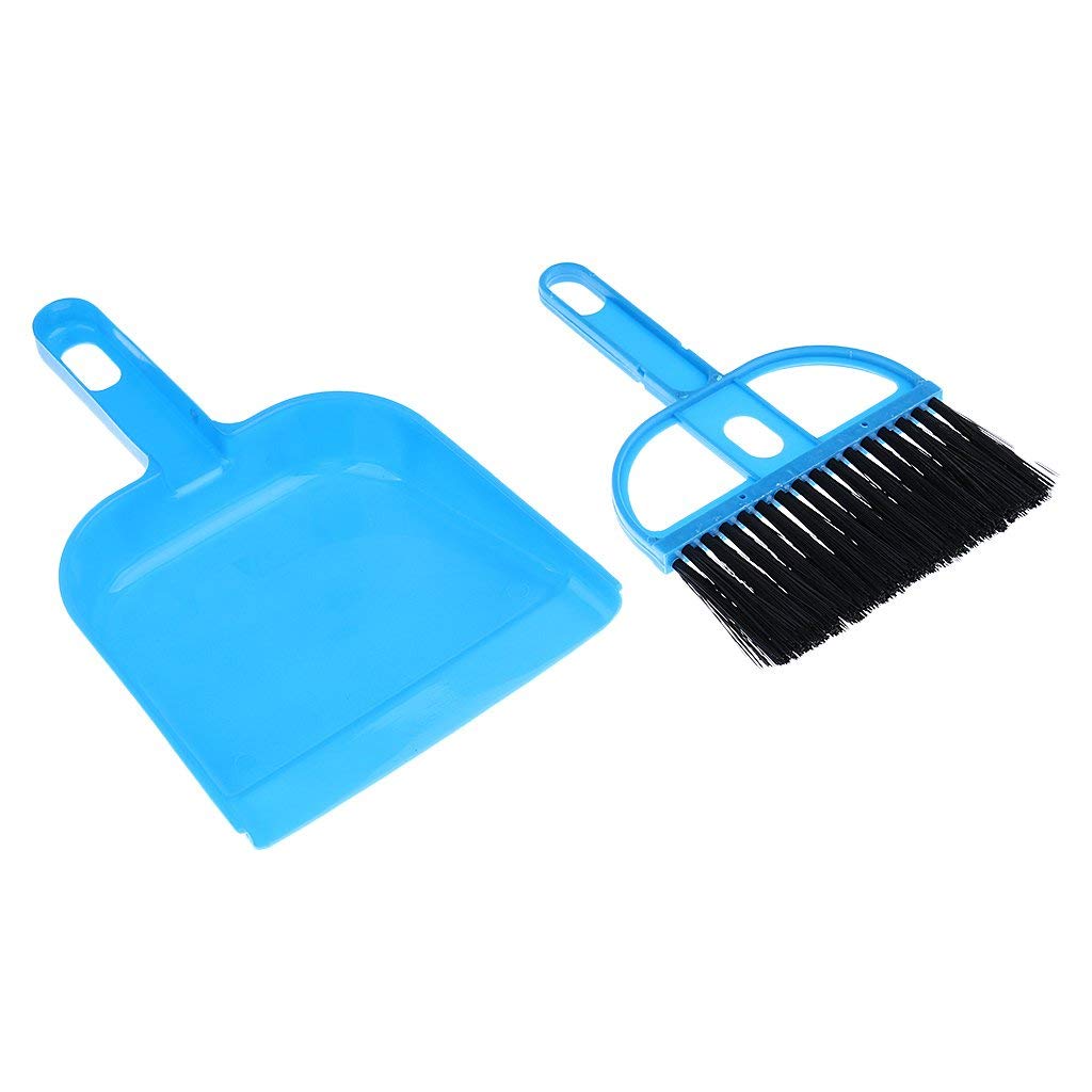 Mini Desktop Sweep Brush & Dustpan Set - Compact Cleaning Tools for Office & Home