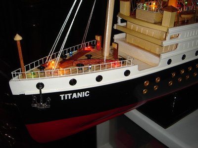 Titanic Wooden Model Cruise Ship 32
