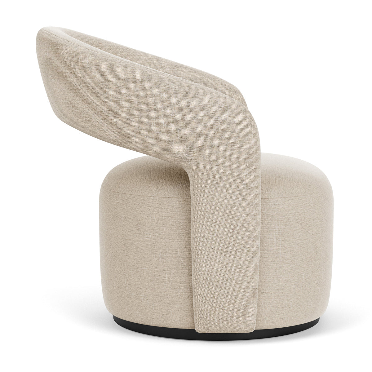 Stylish Judi Fabric Swivel Armchair - Modern Upholstered Accent Chair with 360° Rotation for Living Room, Bedroom or Office - Comfortable Lounge Seating for Home Decor