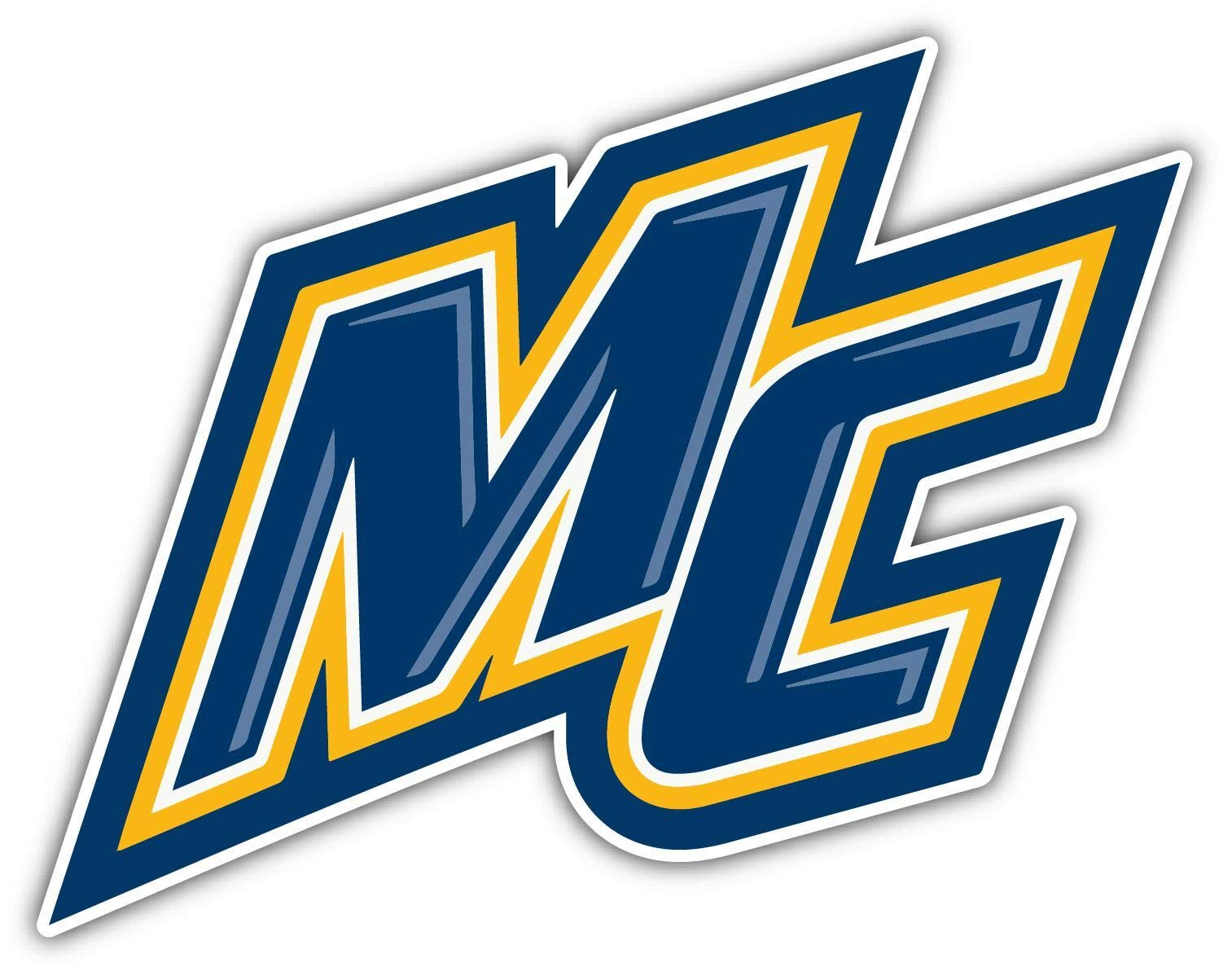 Merrimack Warriors University Vinyl Sticker - Durable, High-Quality Decal for Bumpers, Helmets, Laptops, Water Bottles & Lockers (3