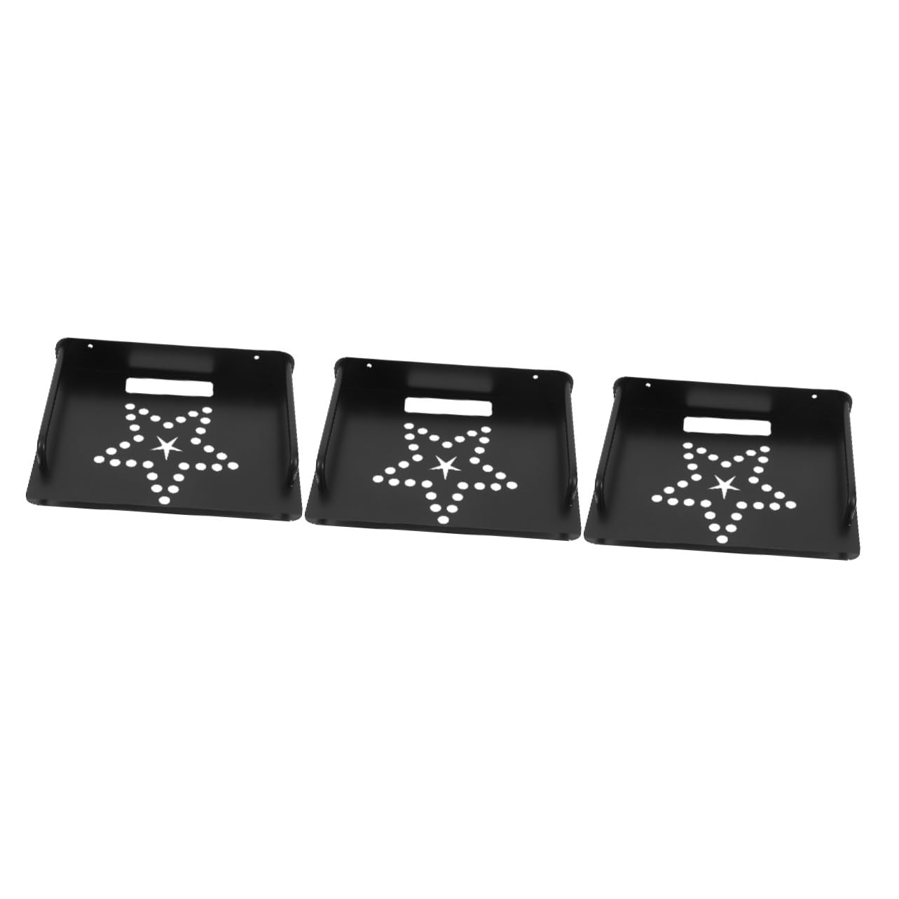 SEWACC 3-Pack Universal Wall Mount Bracket for Projector, Router & Camera - Heavy Duty Metal Shelf for Living Room, Office & Home Theater Installation