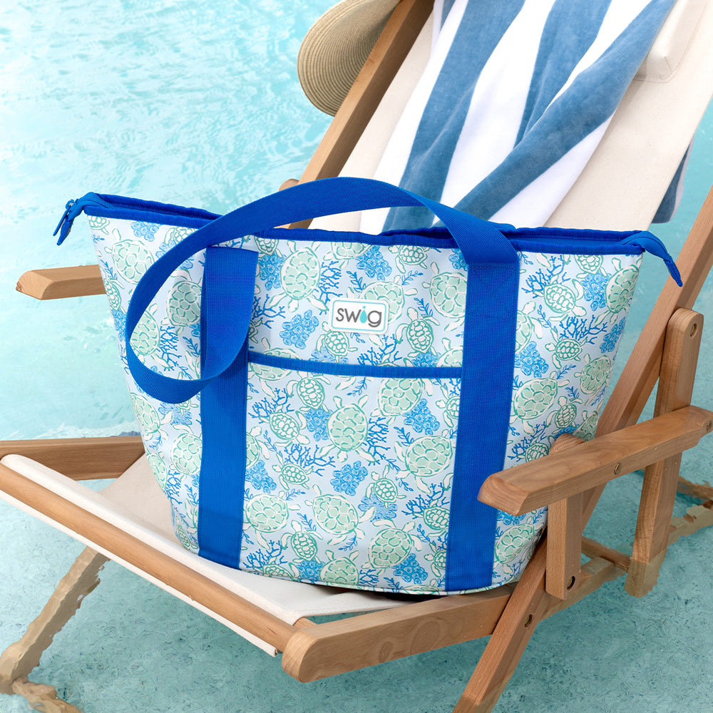 Shell Yeah Zippi 36 Cooler - Portable Insulated Cooler for Beach, Camping & Picnics - Leakproof Outdoor Cooler Bag with Shoulder Strap - Perfect for Drinks, Food & Tailgating