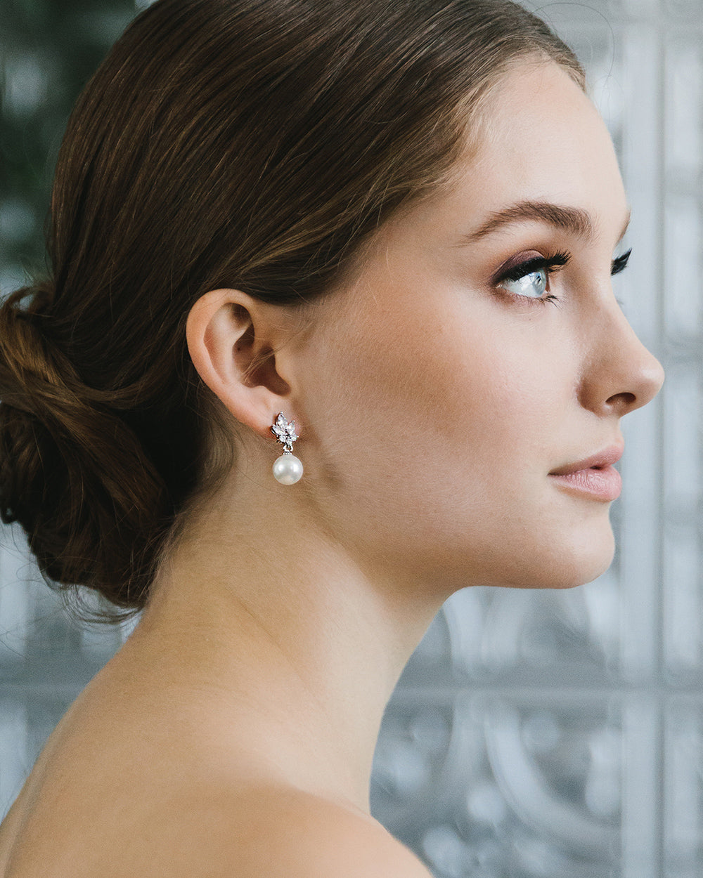 Peyton Pearl Dangle Earrings for Women - Elegant Drop Pearl Jewelry Gift for Bridal, Party & Special Occasions | Hypoallergenic & Lightweight Fashion Accessories