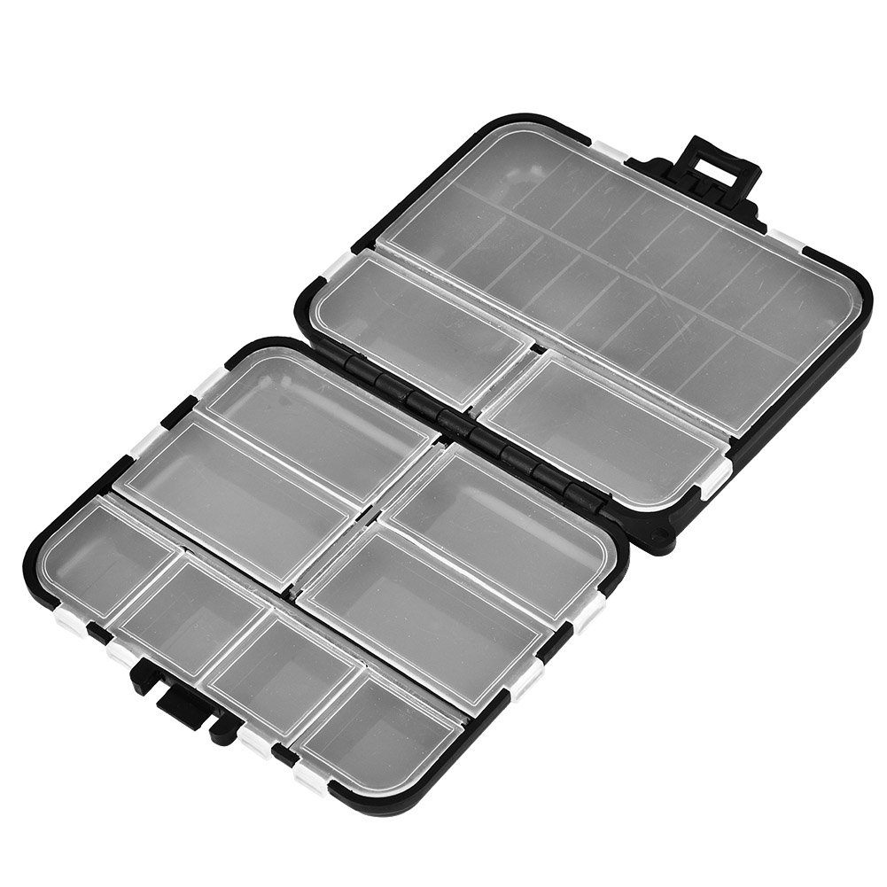 Portable Fishing Lure Tackle Box - Waterproof Bait Storage Case with Multiple Compartments for Hooks, Lures & Fishing Gear | Ideal for Freshwater & Saltwater Fishing Trips
