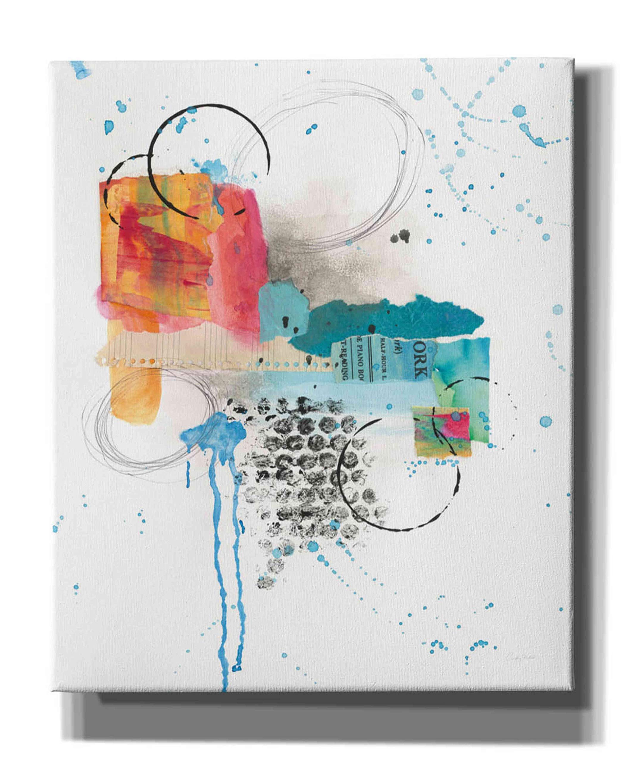 Abstract Skyline I Canvas Wall Art by Courtney Prahl - 20x24 Inches Modern Cityscape Painting for Living Room, Bedroom & Office Decor