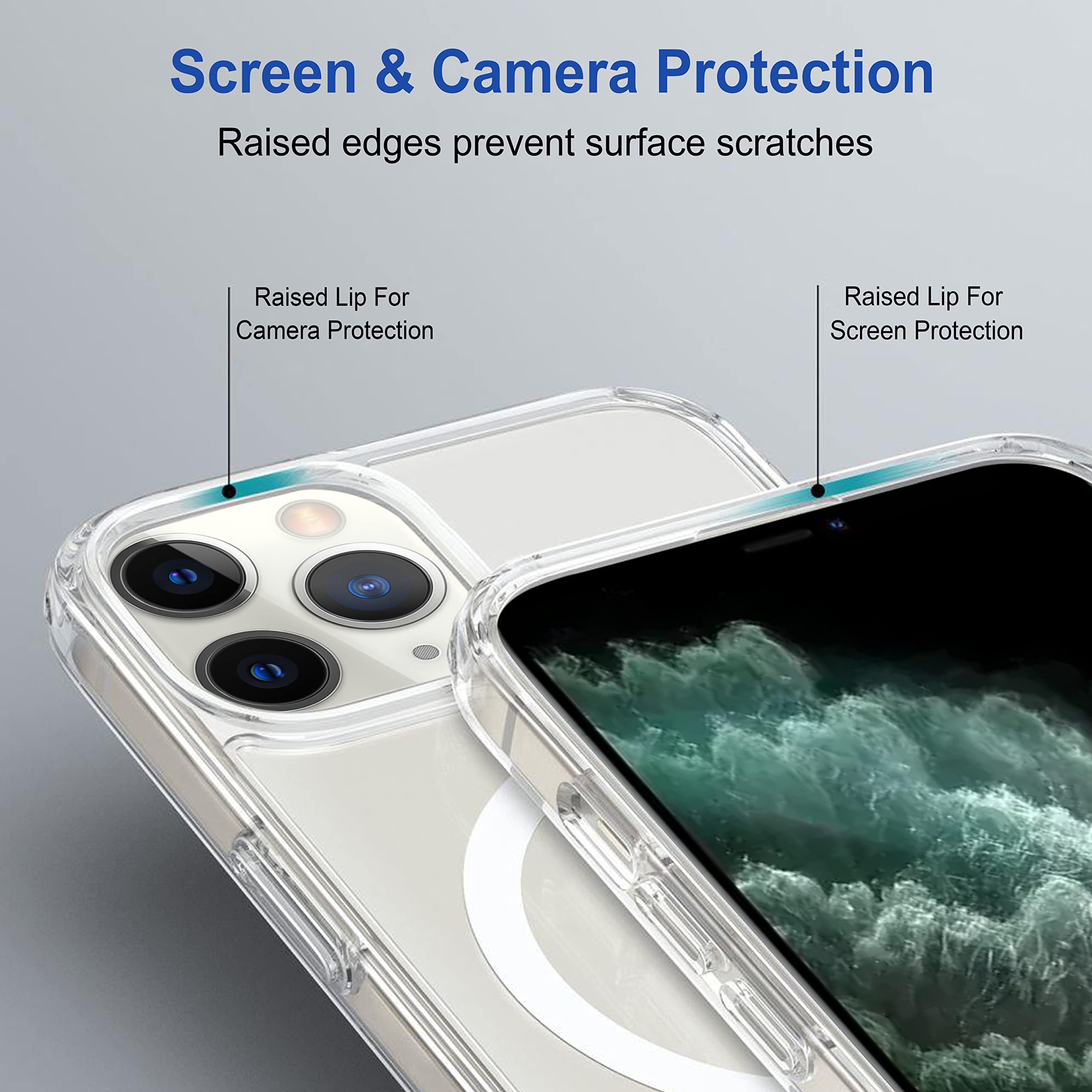 Amazon Basics Clear TPU Back Case Cover for iPhone 11 Pro Max - Slim Protective Phone Case with Scratch Resistance for Everyday Use & Travel