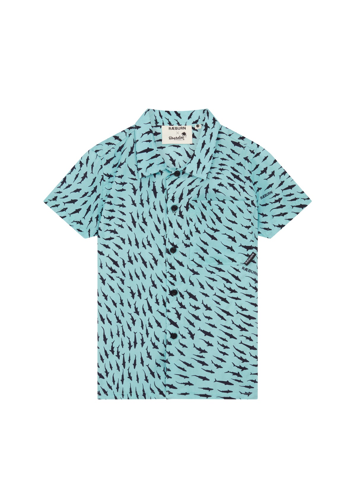 RÆBURN Kids Sharks Ice Shirt - Stylish & Comfortable Boys & Girls Shark Print T-Shirt for School, Play & Outdoor Activities