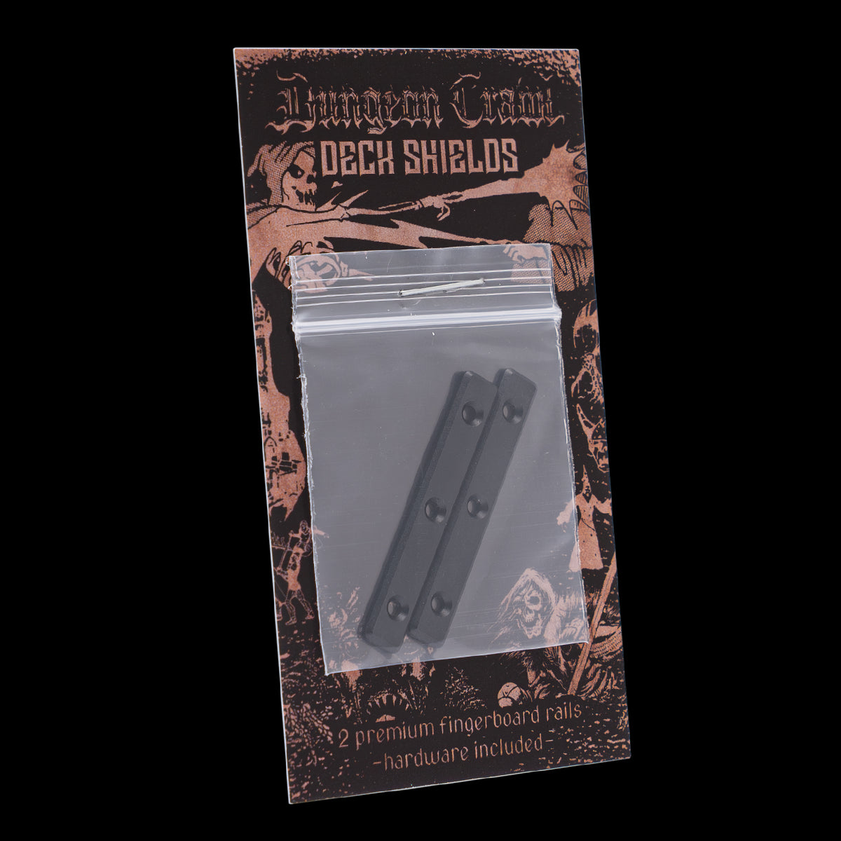 Dungeon Crawl Fingerboard Deck Shields - High Performance Skateboard Protectors for Fingerboarding & Mini Skate Tricks - Perfect for Indoor Practice & Competitive Play