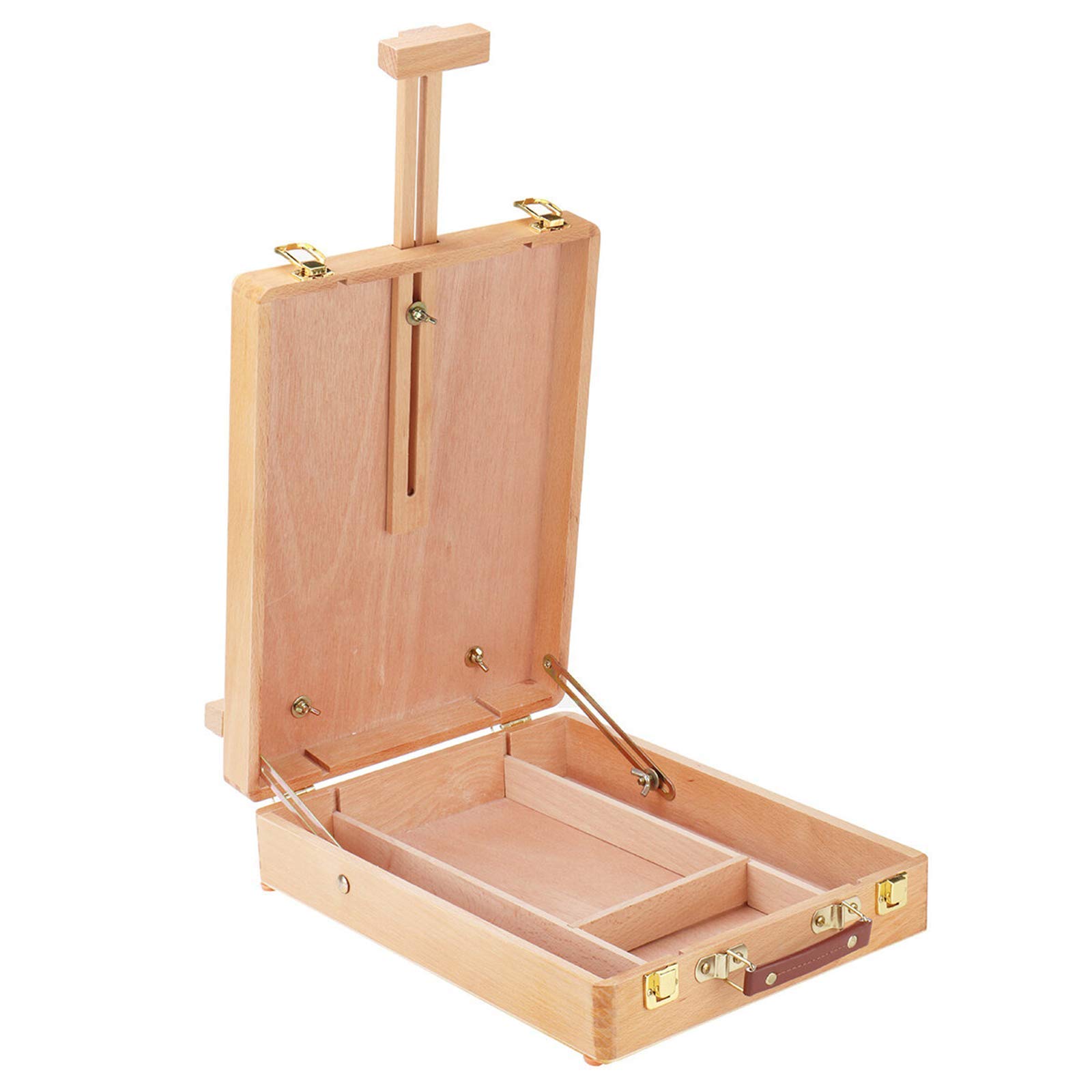 Adjustable Wooden Folding Easel Stand - Multifunctional Artist Sketch Board for Drawing & Painting | Portable Art Studio Essential for Indoor & Outdoor Use (Home, Classroom, Park)