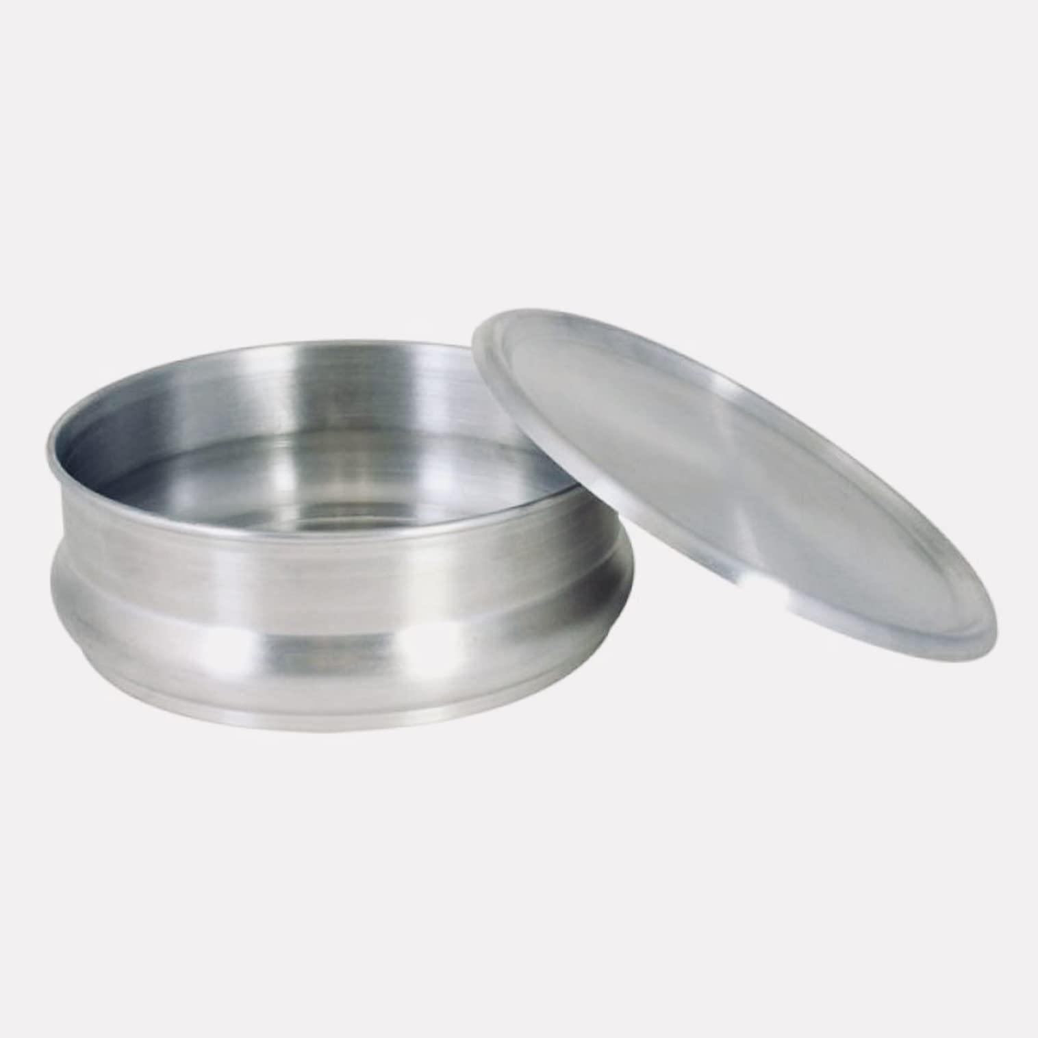 48 oz Round Stacking Dough Pan with Lid - Commercial Grade Aluminum Baking Pan for Bread, Pizza & Pastry Dough | Perfect for Bakeries, Restaurants & Home Baking