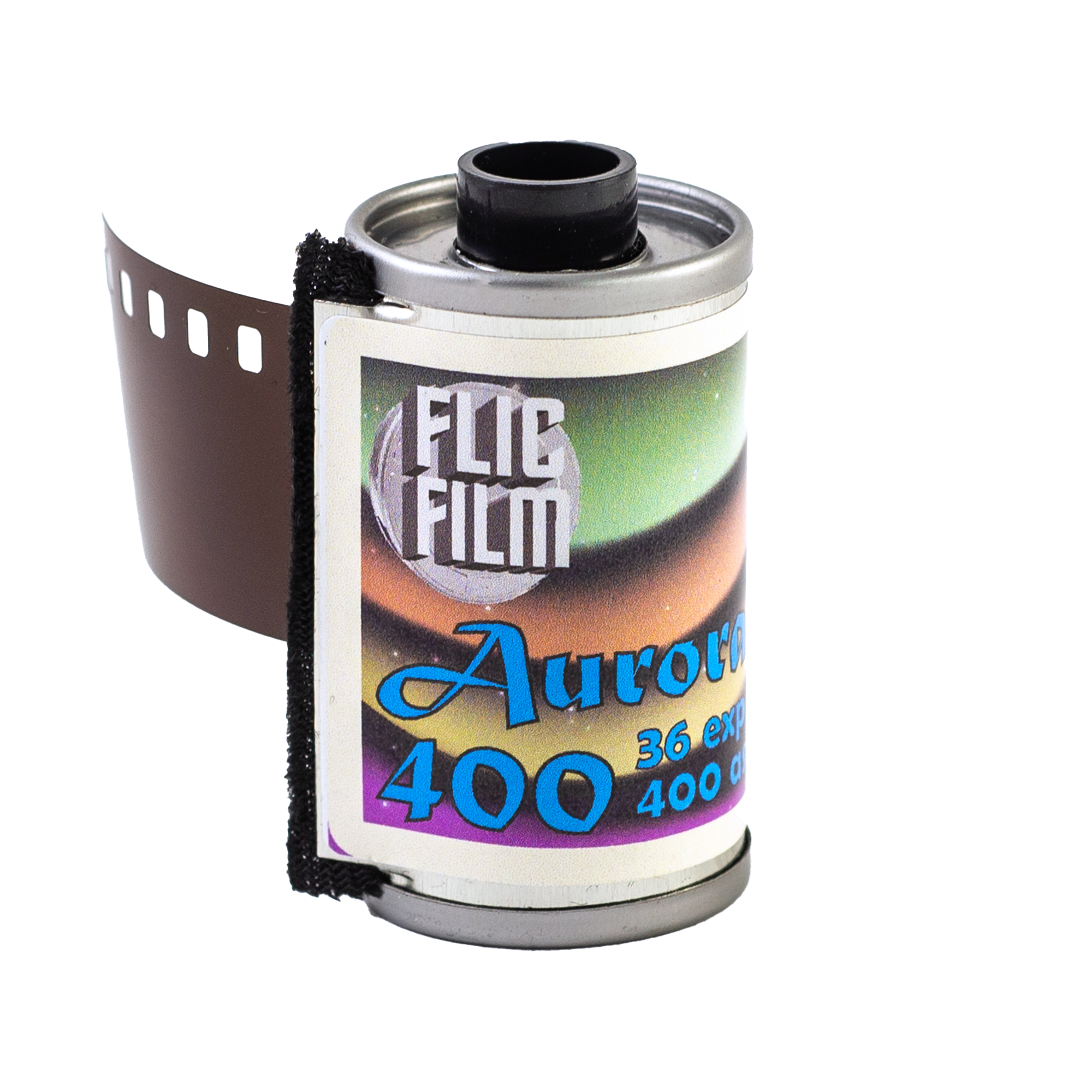 Flic Film Aurora 400 Color Negative 35mm Film - 36 Exposures Single Roll for Professional Photography & Travel Memories