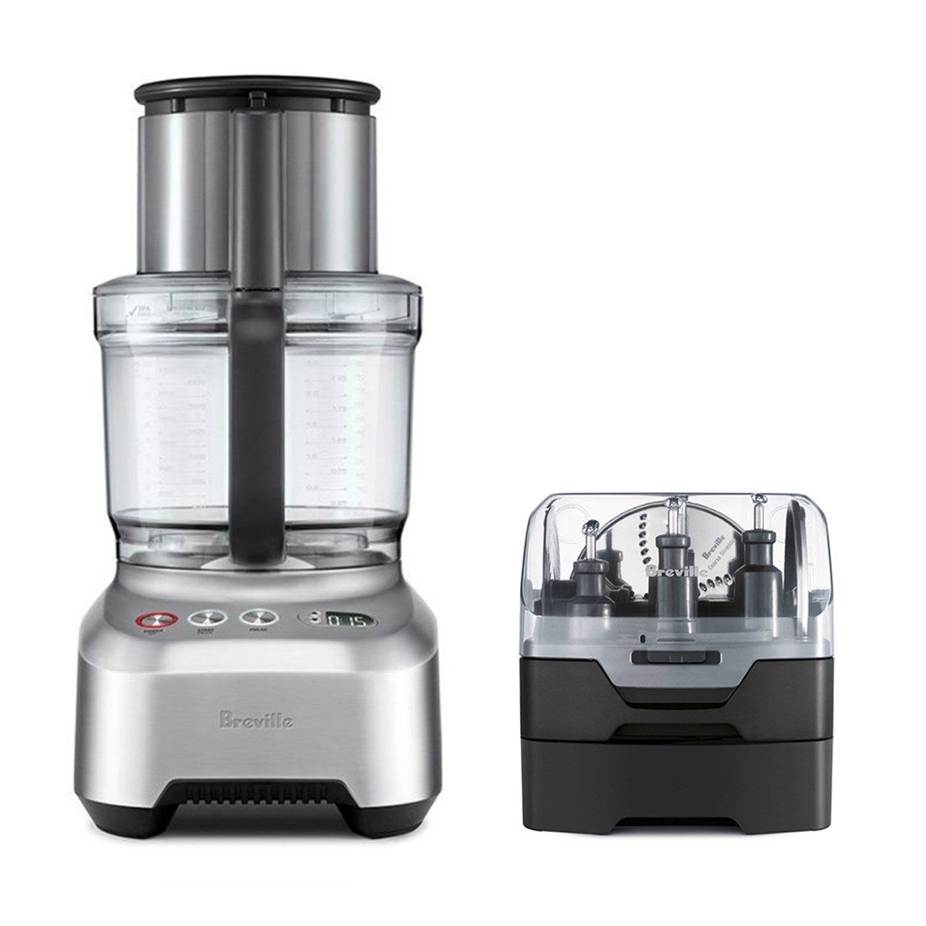 Breville BFP820BAL Sous Chef 16 Peel and Dice Food Processor - 16-Cup Capacity, Dicing & Slicing Attachment - Perfect for Meal Prep, Baking & Large Family Cooking