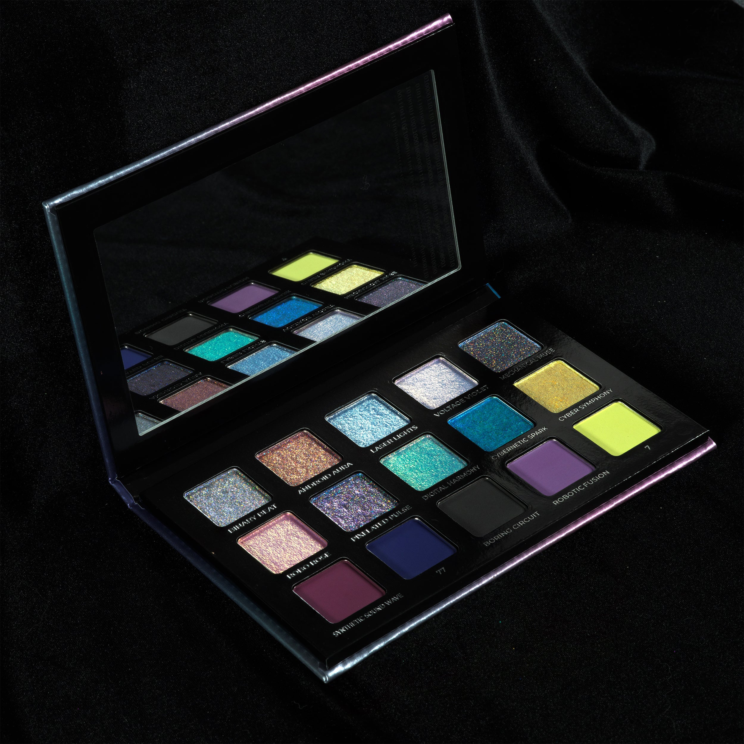 Cyborg Choir Eyeshadow Palette - 18 Vibrant Matte & Shimmer Shades | Vegan & Cruelty-Free Makeup | Perfect for Party, Halloween & Festival Looks