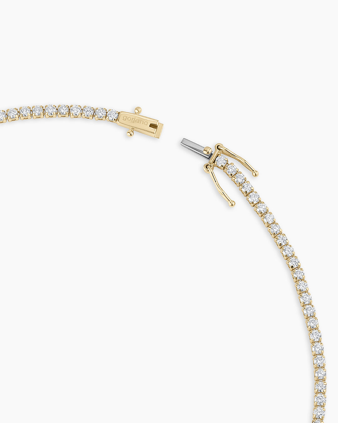 Lab Grown Diamond Necklace for Women - 14K Gold Plated Tennis Chain - Perfect for Weddings, Anniversaries & Special Occasions
