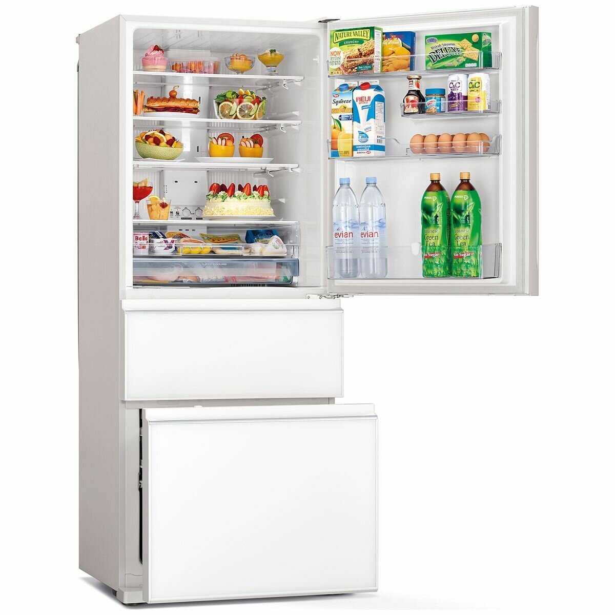 Mitsubishi Electric 450L Bottom Mount Refrigerator MR CGX450ER GWH A - Energy Efficient Kitchen Appliance for Modern Homes & Restaurants