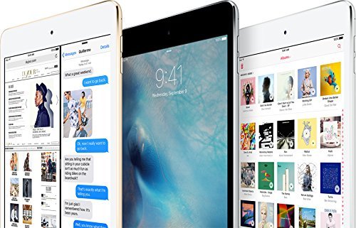 Apple iPad Mini 4 64GB Wi-Fi + Cellular Unlocked Gold (Renewed) - Portable Tablet for Work, Travel & Entertainment