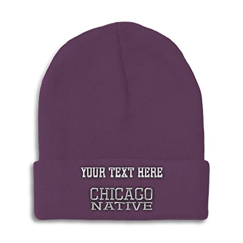Purple Personalized Text Here