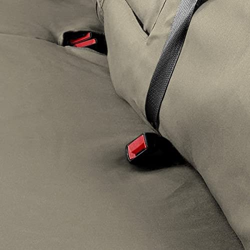 Covercraft SS3372PCCT Custom-Fit Front Bench SeatSaver Seat Covers - Polycotton Fabric, Misty Grey | Durable Car Seat Protection for Trucks & SUVs | Perfect for Daily Commute & Road Trips