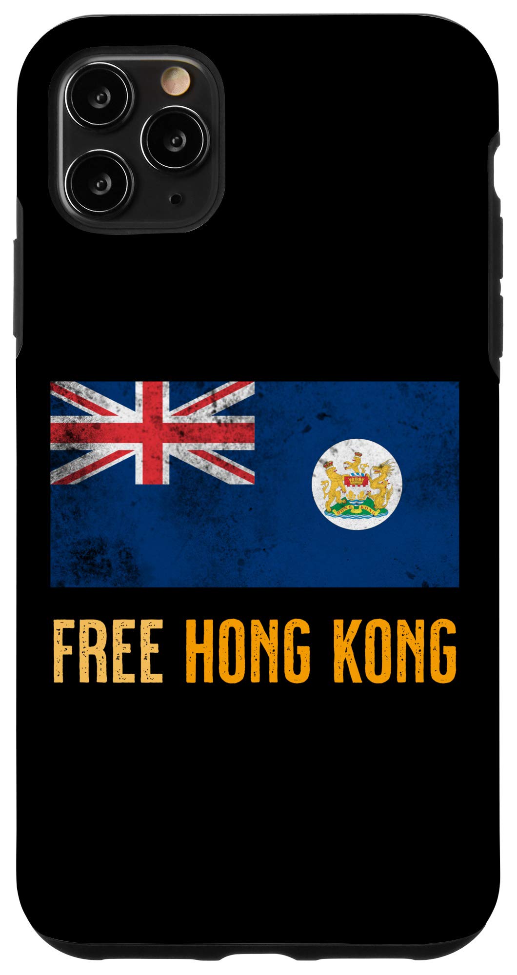 iPhone 11 Pro Max Case - Premium Protective Cover with Hong Kong British Colonial Flag Design | Perfect for Daily Use, Travel & Showcase Your Style