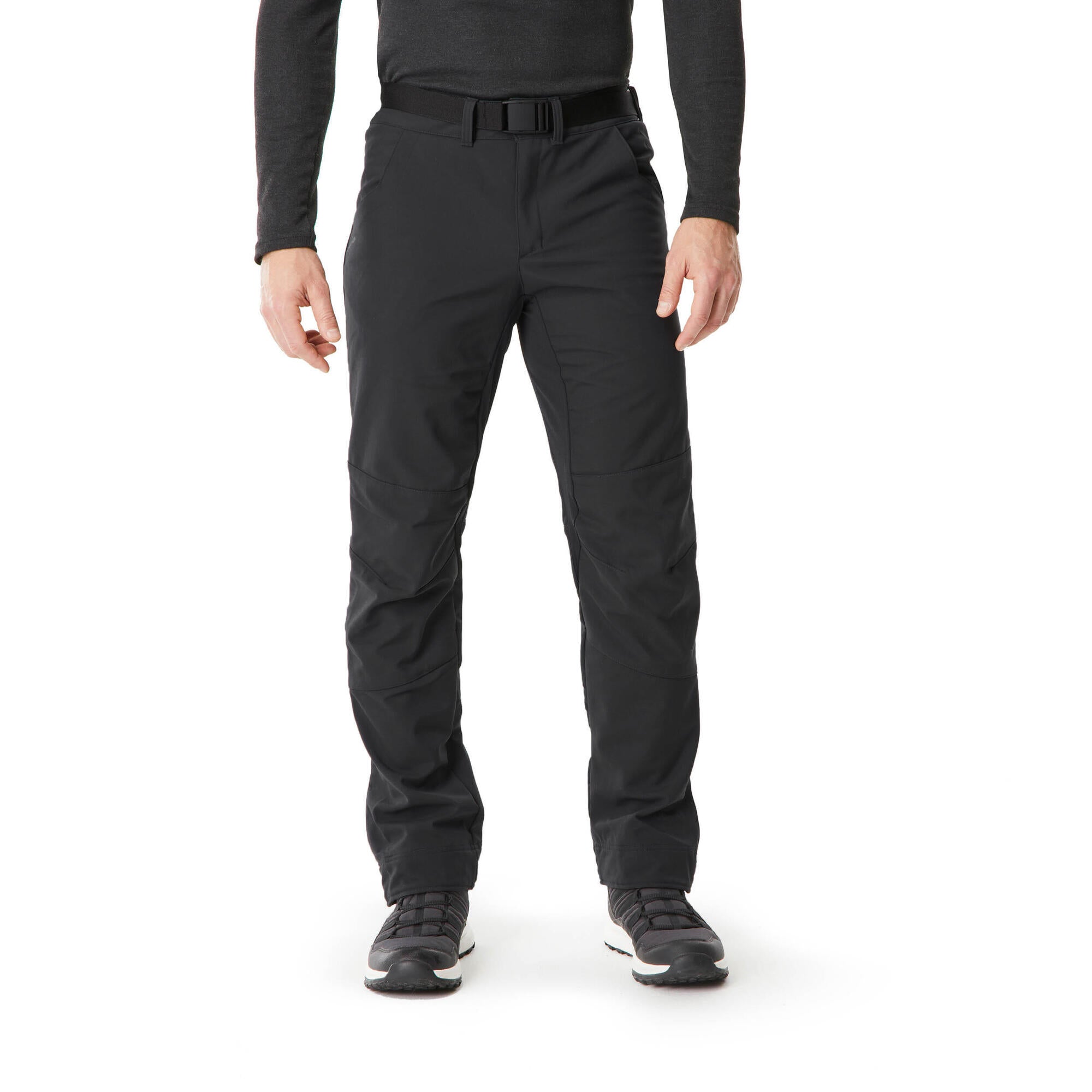 Quechua Men's SH500 Waterproof Hiking Pants - Lightweight, Windproof & Quick-Dry for Outdoor Adventures, Camping & Trekking