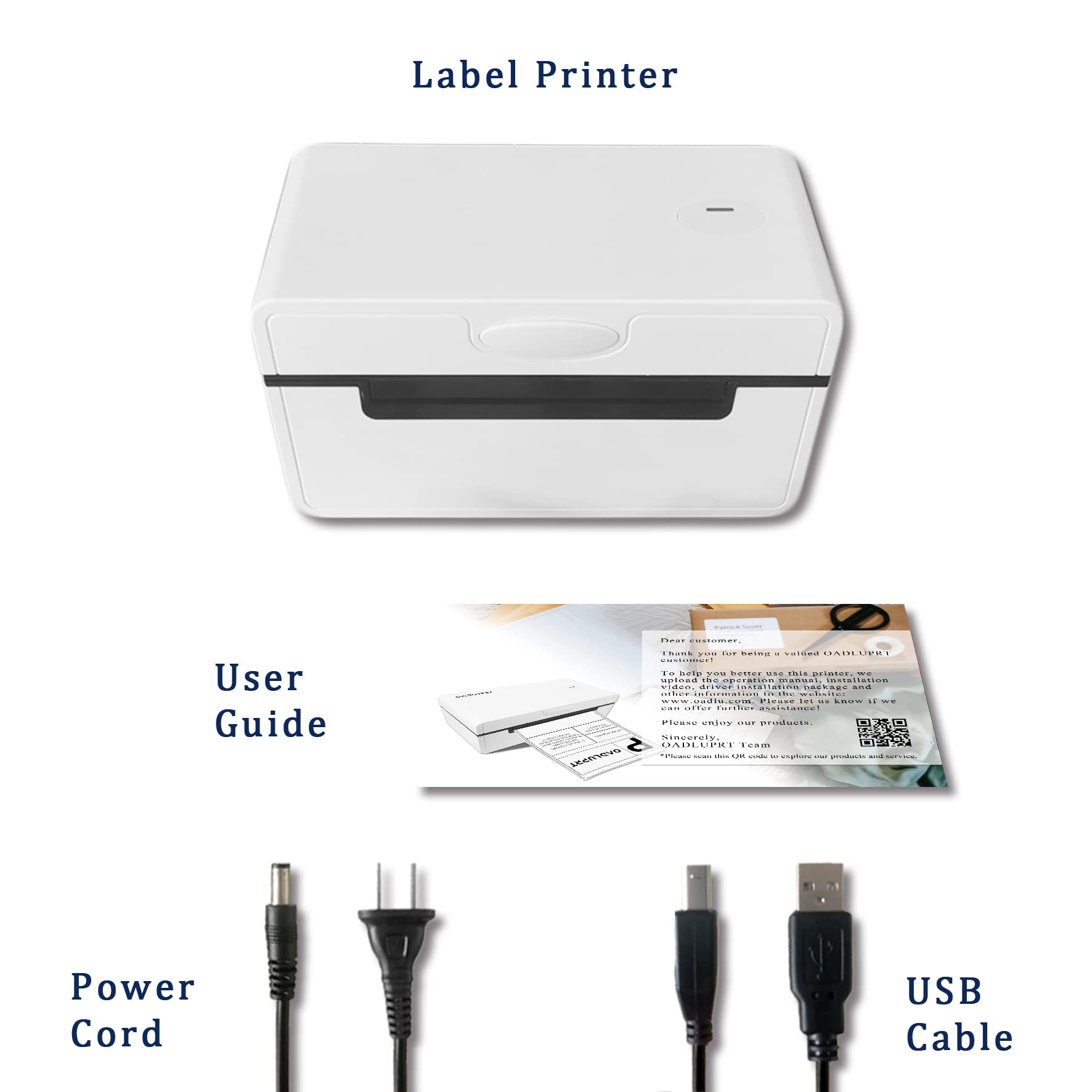 Bluetooth/USB 4x6 Shipping Label Printer - 7 Inch/Sec High-Speed Printing for Etsy, Shopify, eBay, Amazon & FedEx - White TB41 Label Maker for Small Business & Home Shipping Packages