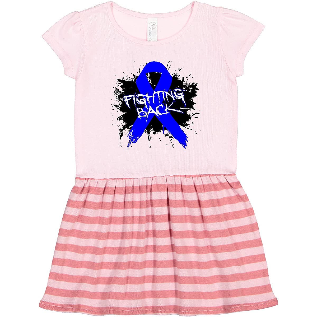 Inktastic Colon Cancer Awareness Toddler Dress - Cute & Comfortable Kids Outfit for Support & Fundraising Events