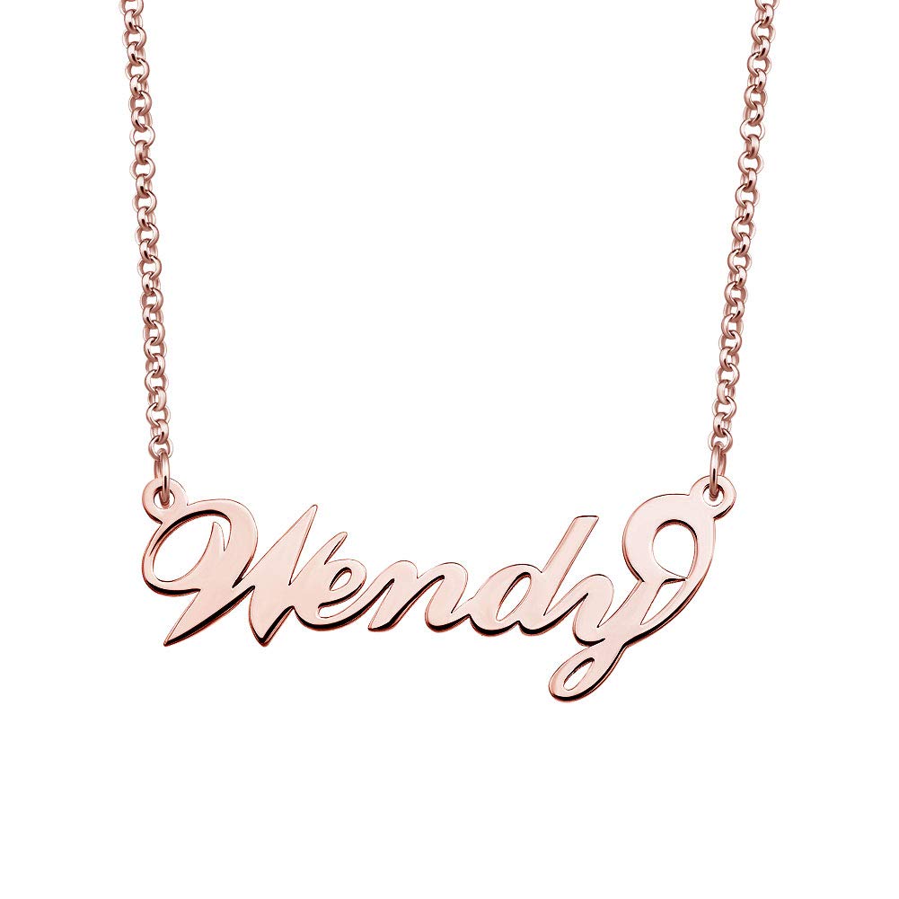 Custom Personalized Name Necklace in Sterling Silver - CLY Jewelry | Perfect Gift for Birthdays, Anniversaries & Special Occasions
