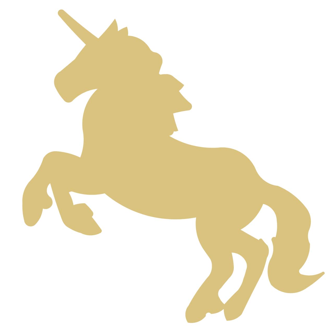 Unicorn Wood Cutout - 6