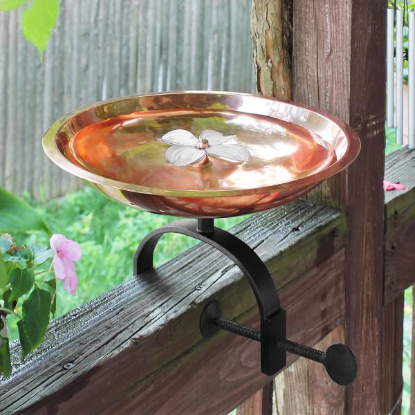 Beautiful Handcrafted Dogwood Birdbath for Garden - Attract Wild Birds with Natural Wood Outdoor Bird Feeder | Perfect for Backyard, Patio & Wildlife Garden Decor