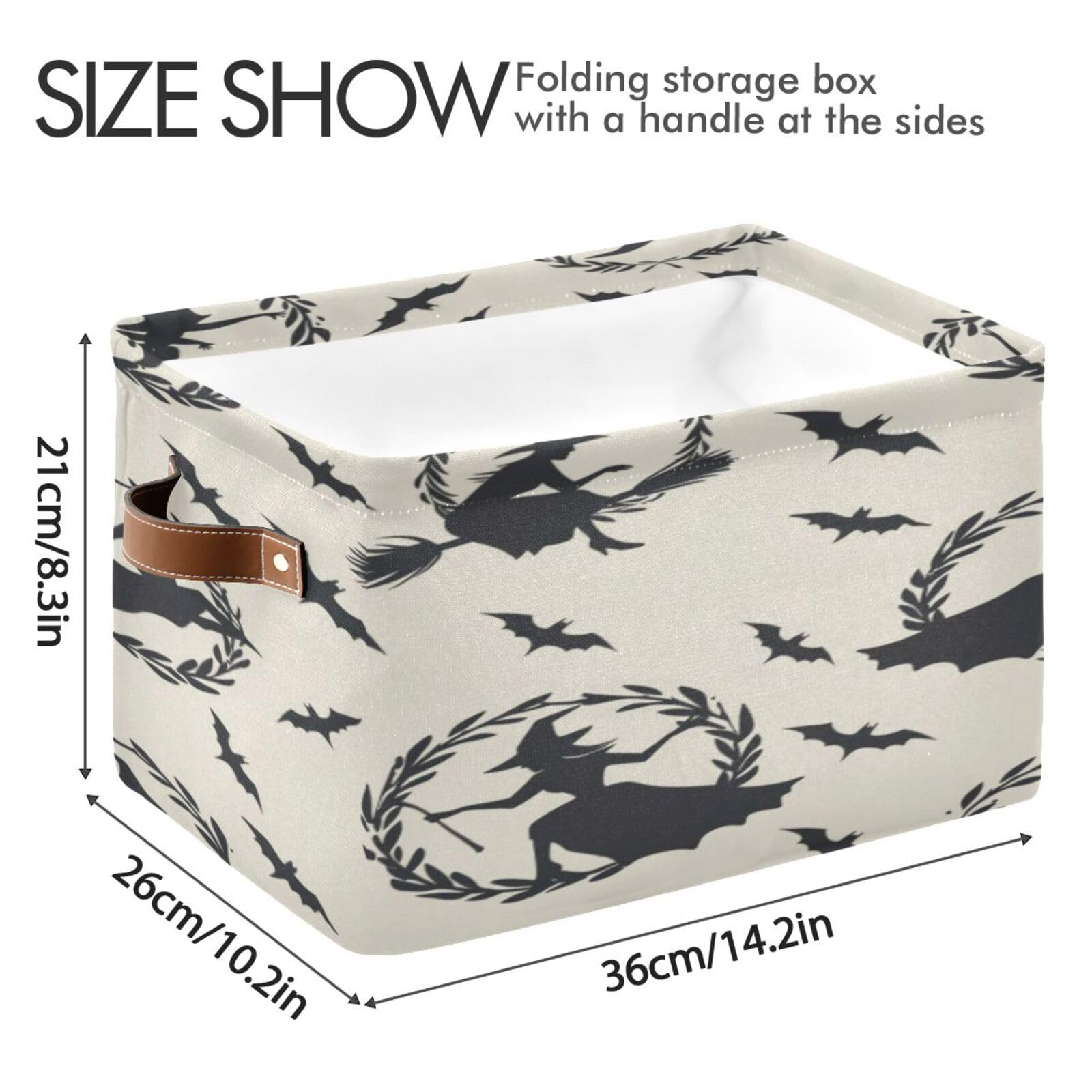 Large Fabric Storage Bins with Handles - Collapsible Closet & Shelf Organizers for Clothes, Toys | Home & Kids Room Storage
