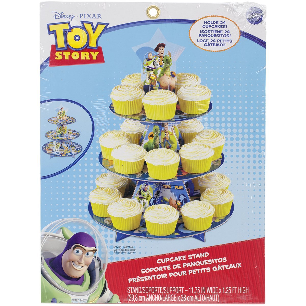 Wilton Treat Stand - Toy Story Themed Cupcake & Dessert Display for Birthday Parties & Kids Events