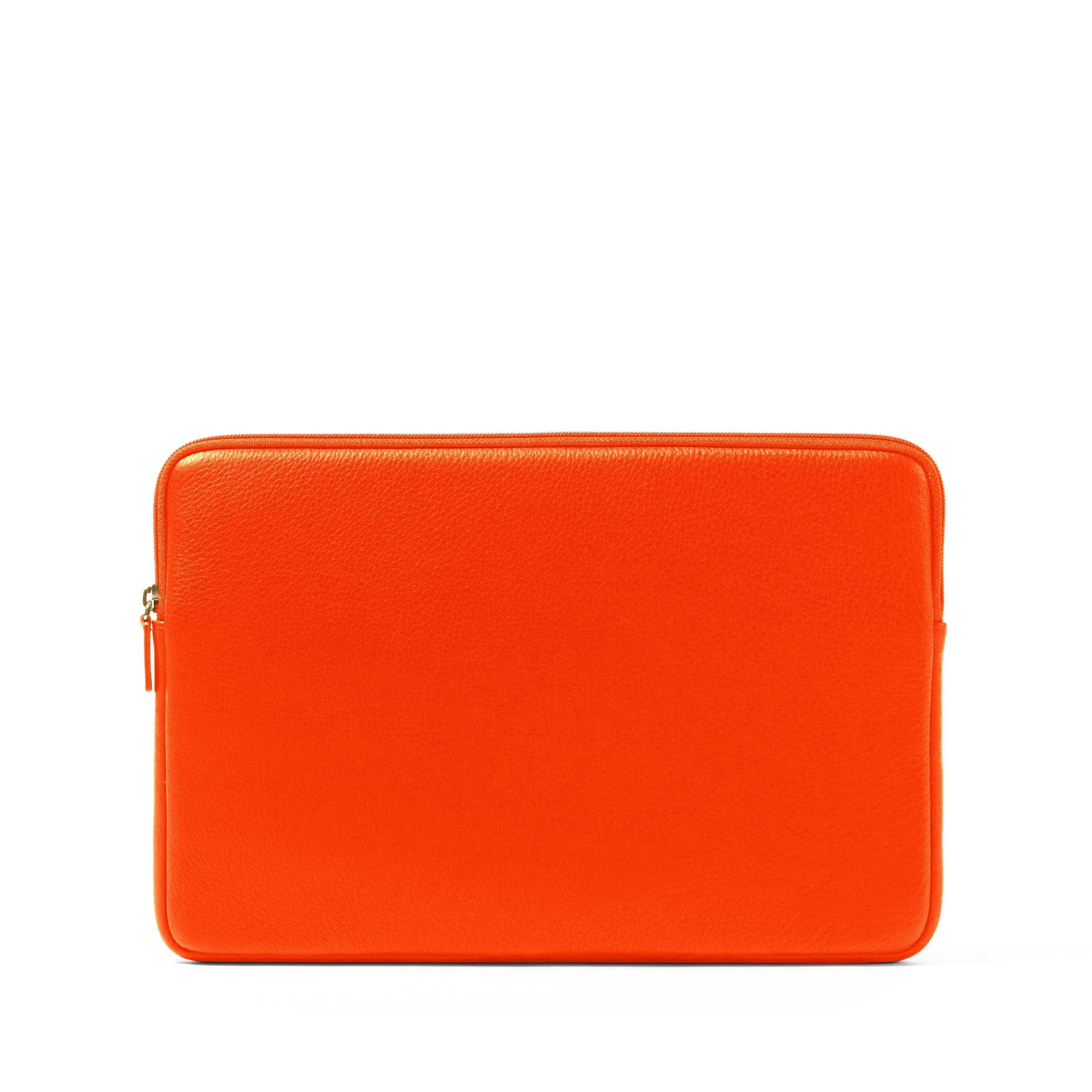 Premium 12.9/13 Inch iPad Pro Case in Clementine Orange - Slim Protective Cover with Auto Sleep/Wake for Work, School & Travel