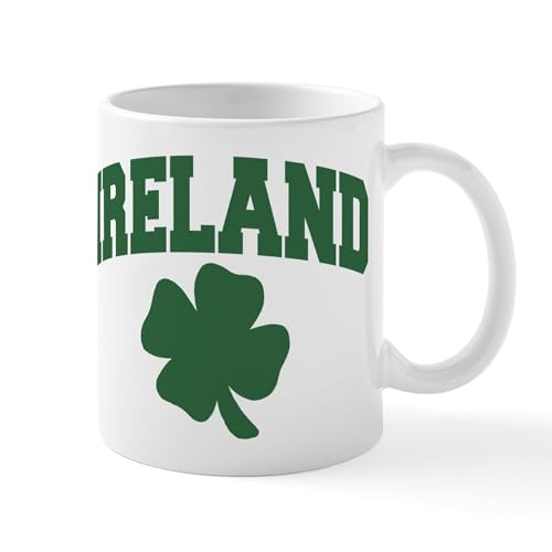 White - Ireland Shamrock Mug