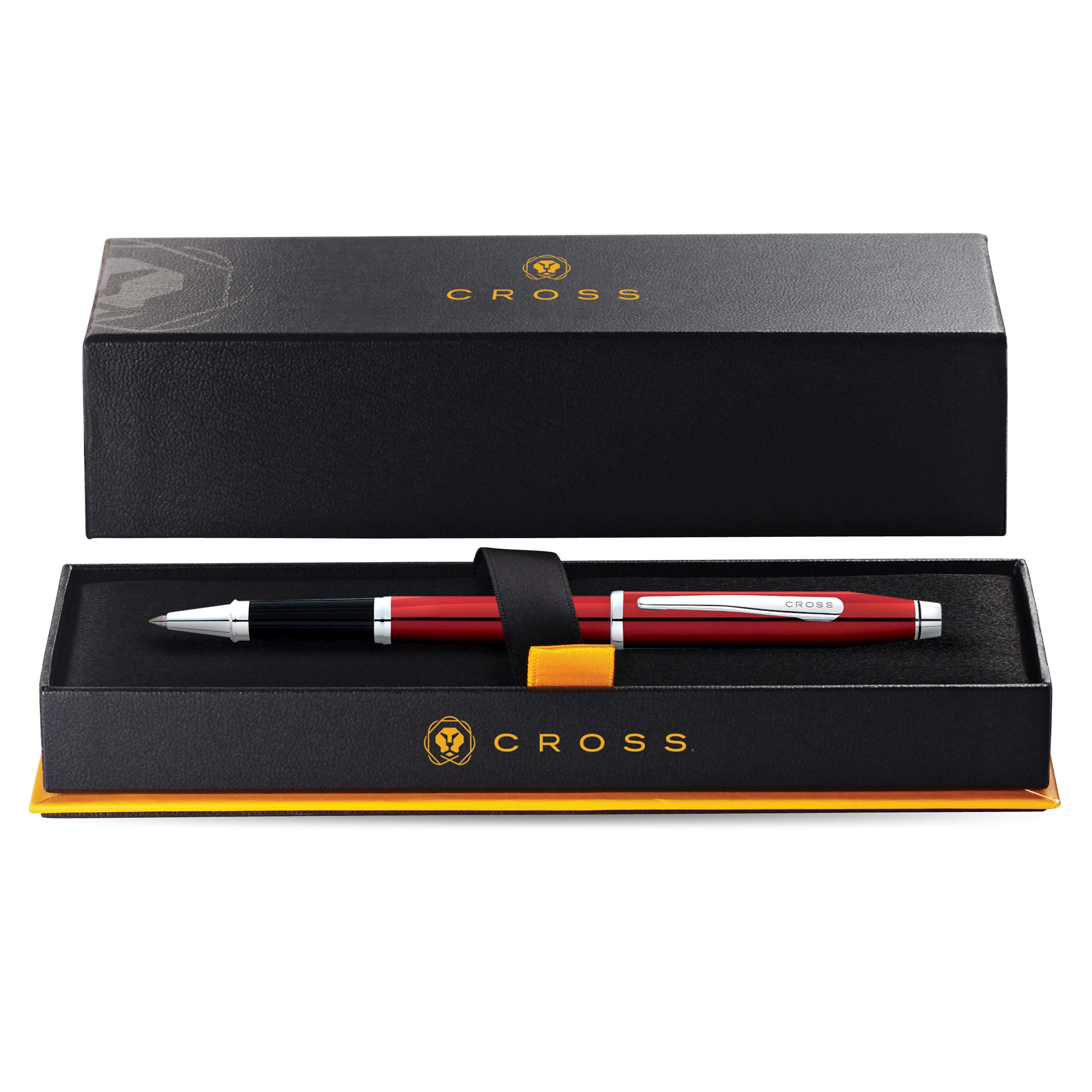 Cross Century II Limited Edition Rollerball Pen - Premium Red Lacquer Finish - Luxury Gift Box Included - Perfect for Business Gifts, Collectors & Special Occasions